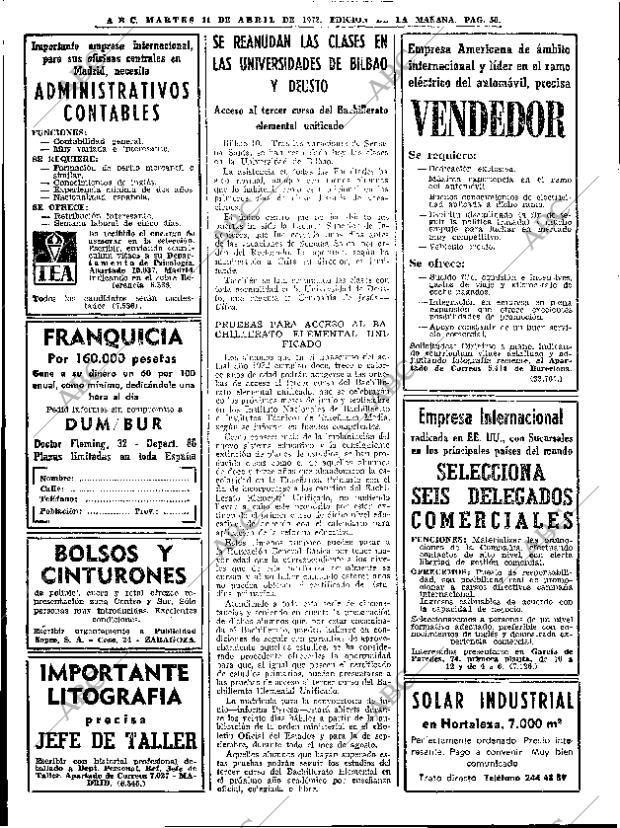 ABC MADRID 11-04-1972 página 56