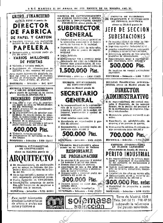 ABC MADRID 11-04-1972 página 58