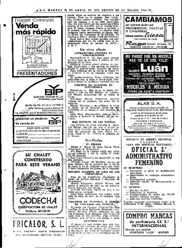 ABC MADRID 11-04-1972 página 82