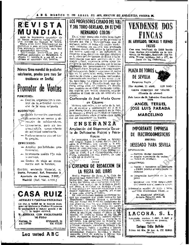 ABC SEVILLA 11-04-1972 página 50