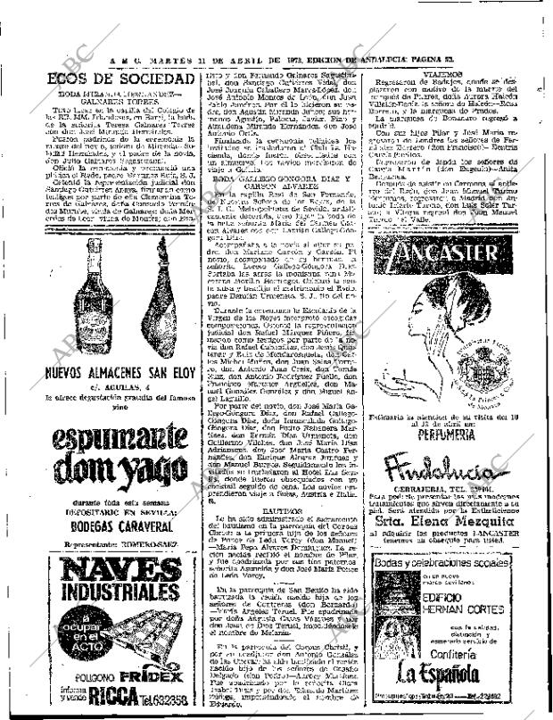 ABC SEVILLA 11-04-1972 página 52
