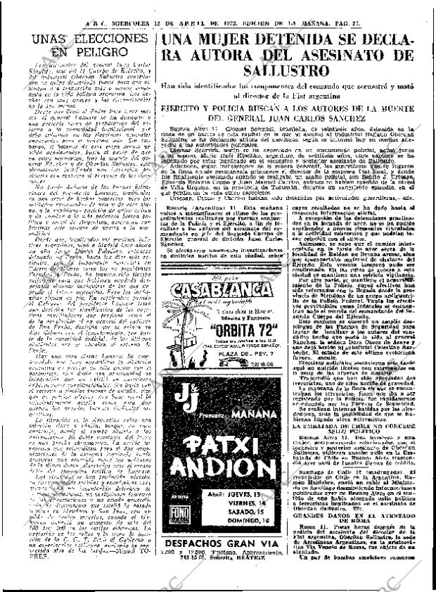 ABC MADRID 12-04-1972 página 27