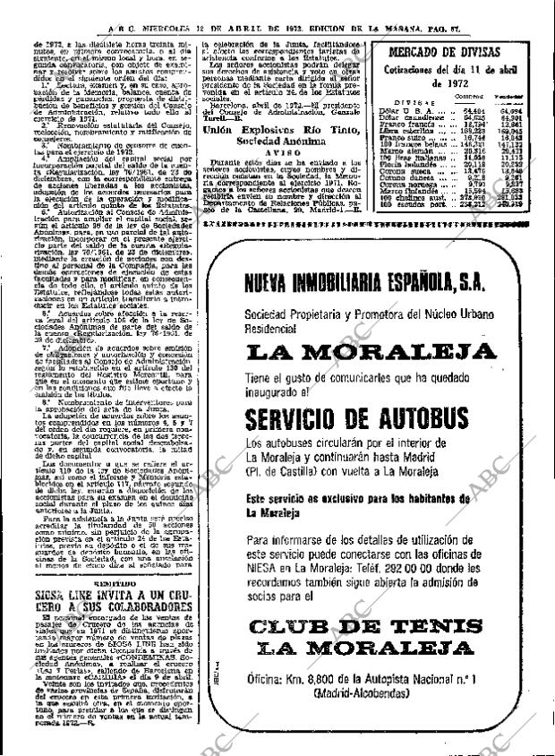 ABC MADRID 12-04-1972 página 67