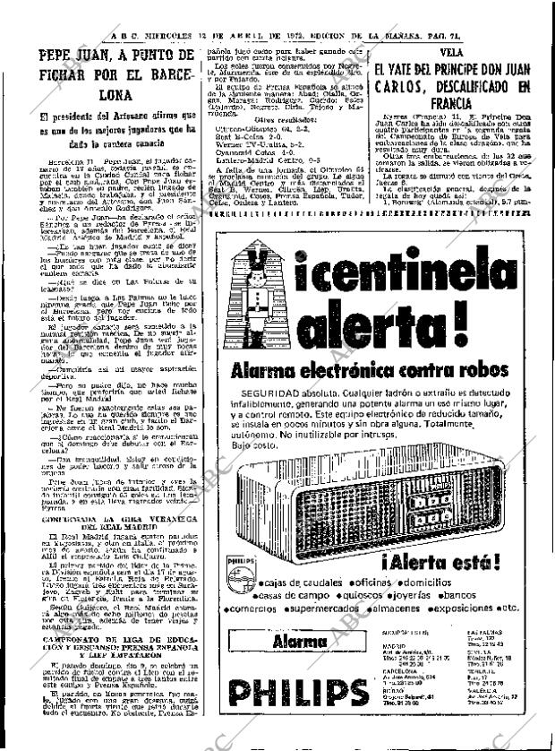 ABC MADRID 12-04-1972 página 71