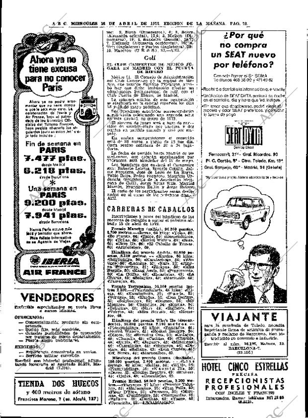 ABC MADRID 12-04-1972 página 72