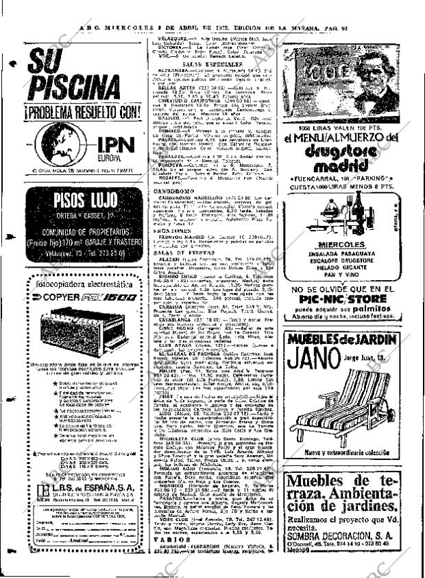 ABC MADRID 12-04-1972 página 96