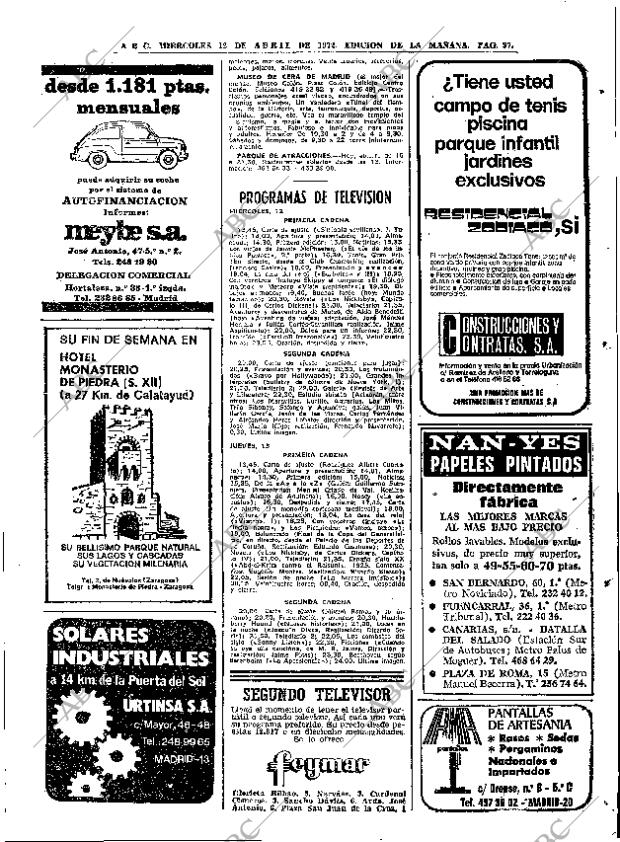 ABC MADRID 12-04-1972 página 97