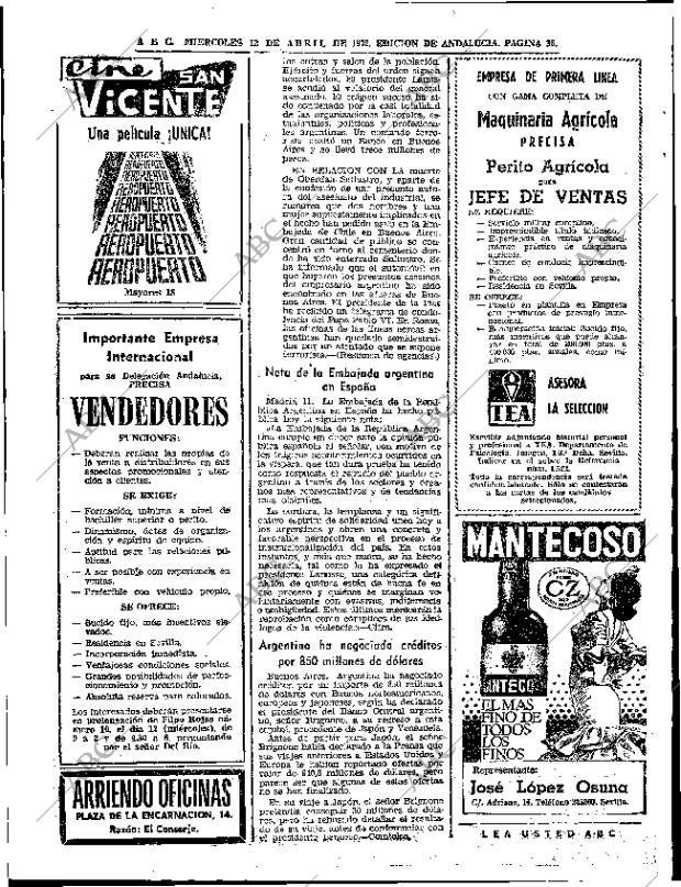 ABC SEVILLA 12-04-1972 página 36