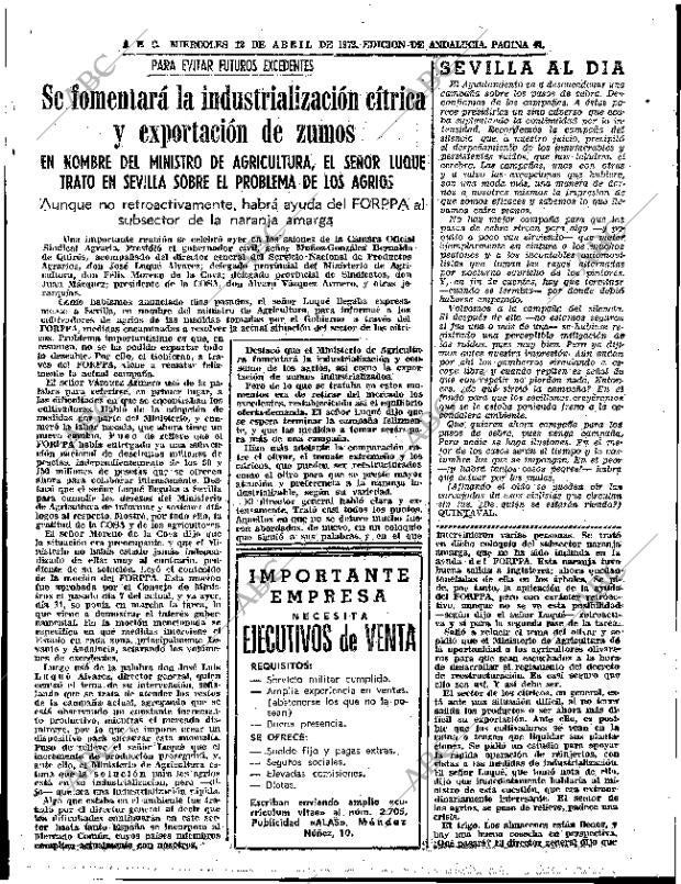 ABC SEVILLA 12-04-1972 página 47
