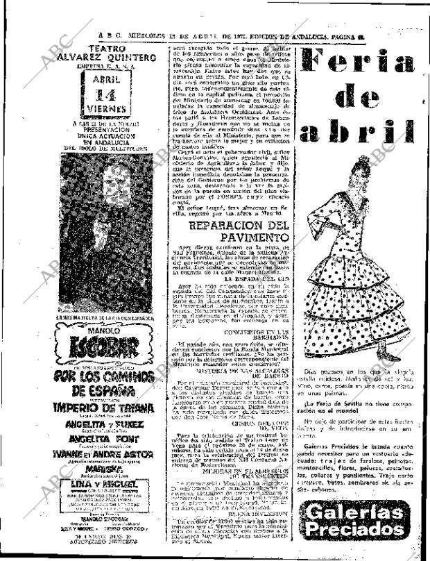 ABC SEVILLA 12-04-1972 página 48