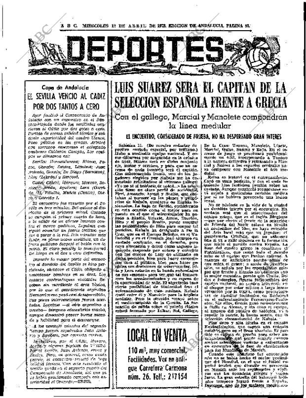 ABC SEVILLA 12-04-1972 página 57