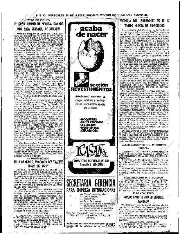 ABC SEVILLA 12-04-1972 página 61