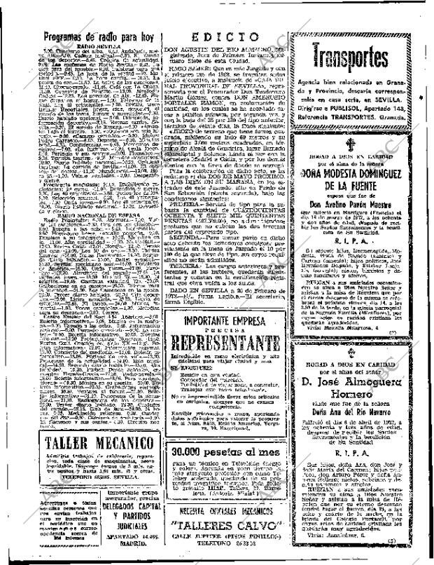 ABC SEVILLA 12-04-1972 página 74