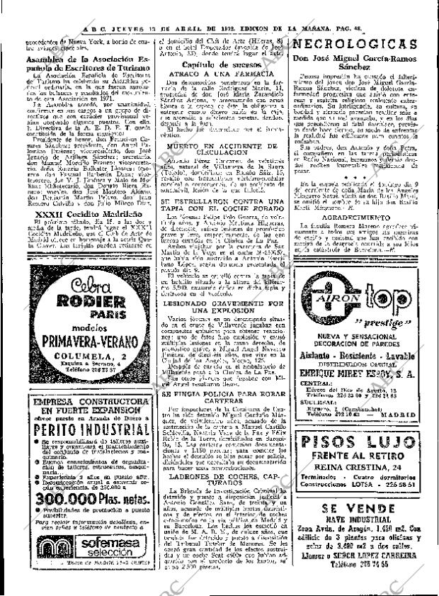 ABC MADRID 13-04-1972 página 48