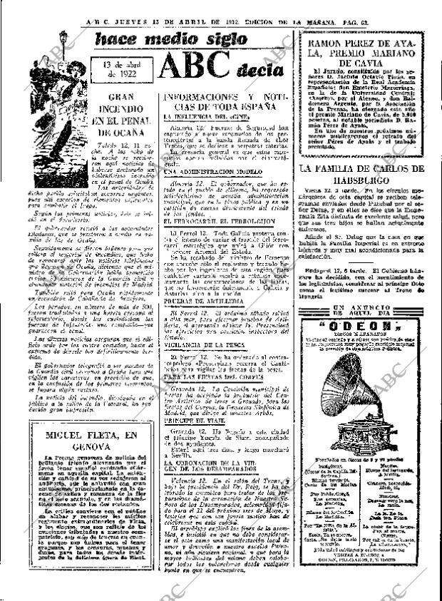 ABC MADRID 13-04-1972 página 63