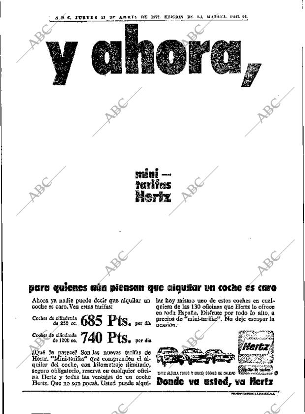 ABC MADRID 13-04-1972 página 64