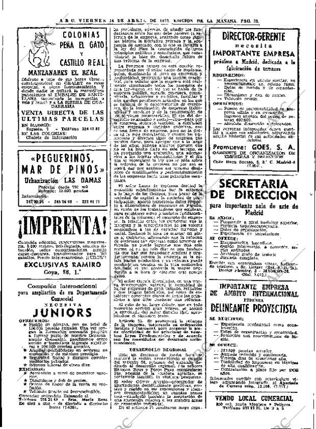 ABC MADRID 14-04-1972 página 32