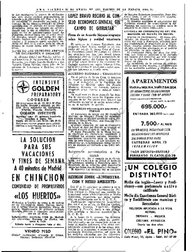 ABC MADRID 14-04-1972 página 33