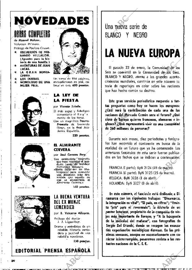 BLANCO Y NEGRO MADRID 15-04-1972 página 34