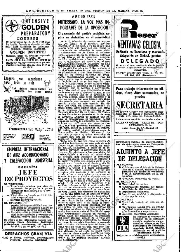 ABC MADRID 16-04-1972 página 24