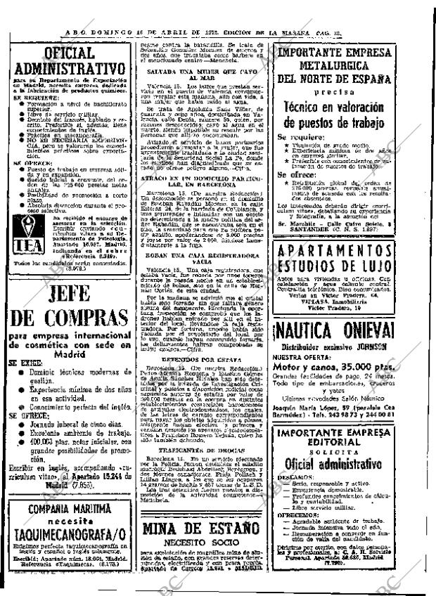 ABC MADRID 16-04-1972 página 32