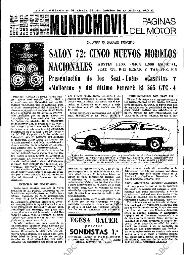 ABC MADRID 16-04-1972 página 67