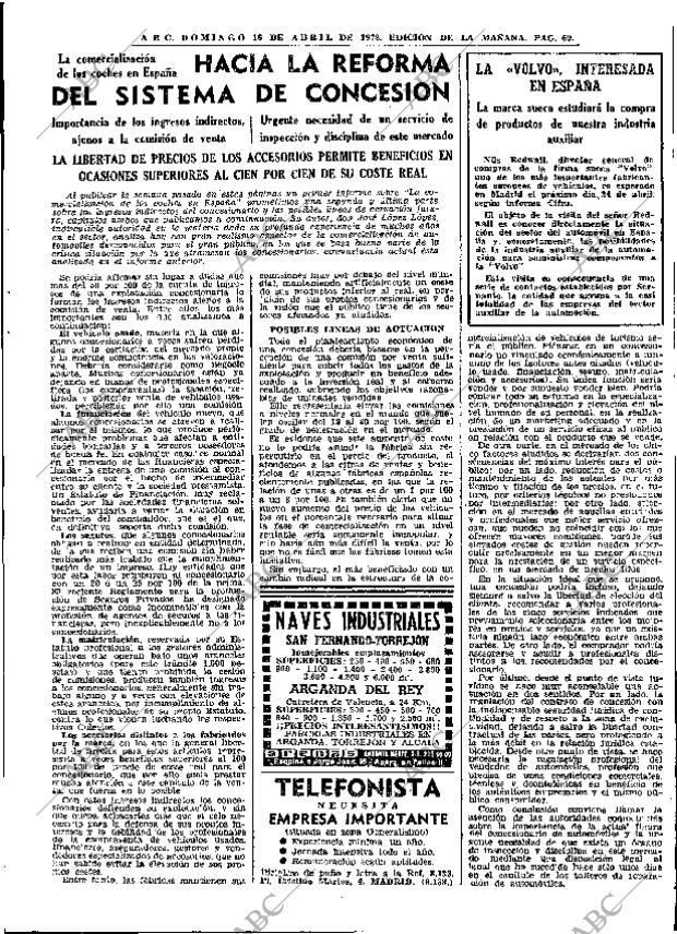 ABC MADRID 16-04-1972 página 69