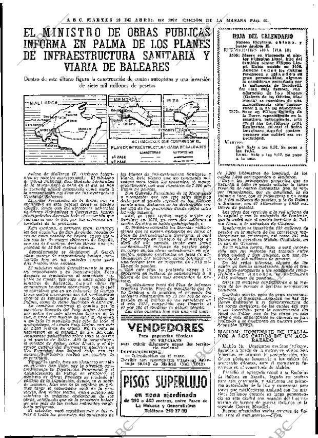 ABC MADRID 18-04-1972 página 45