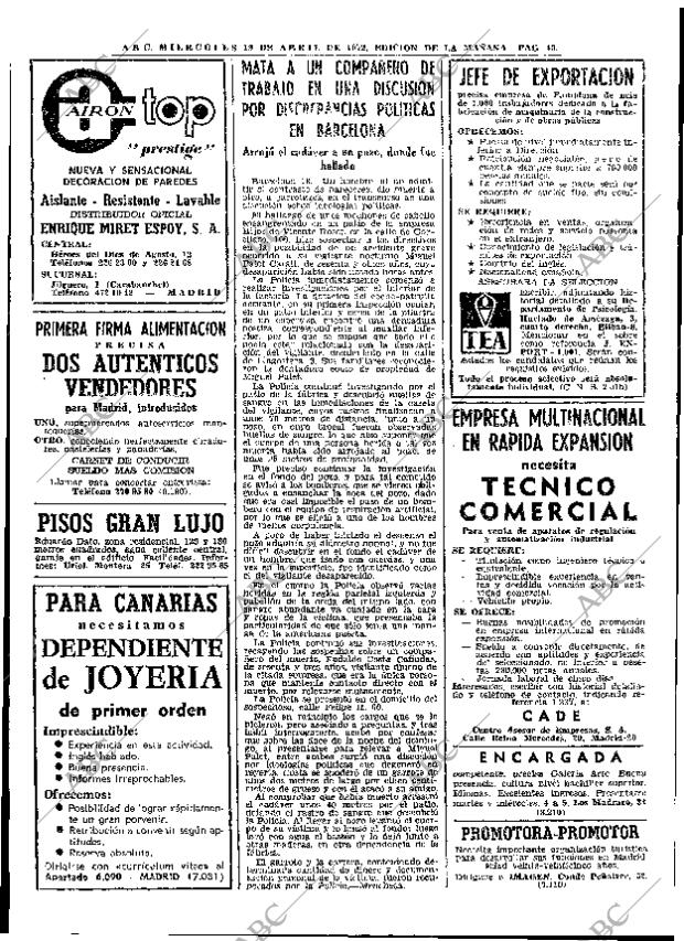 ABC MADRID 19-04-1972 página 40