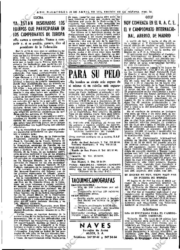 ABC MADRID 19-04-1972 página 75