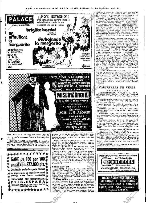 ABC MADRID 19-04-1972 página 92