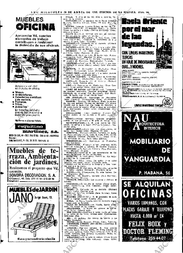 ABC MADRID 19-04-1972 página 94