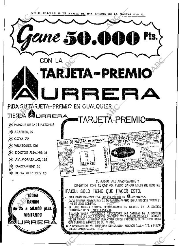 ABC MADRID 20-04-1972 página 70