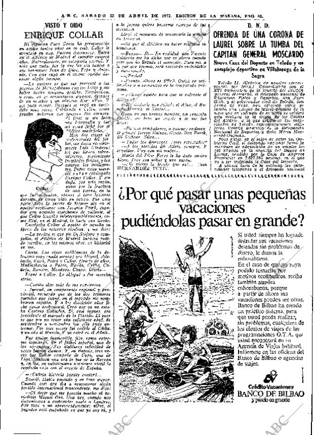 ABC MADRID 22-04-1972 página 81