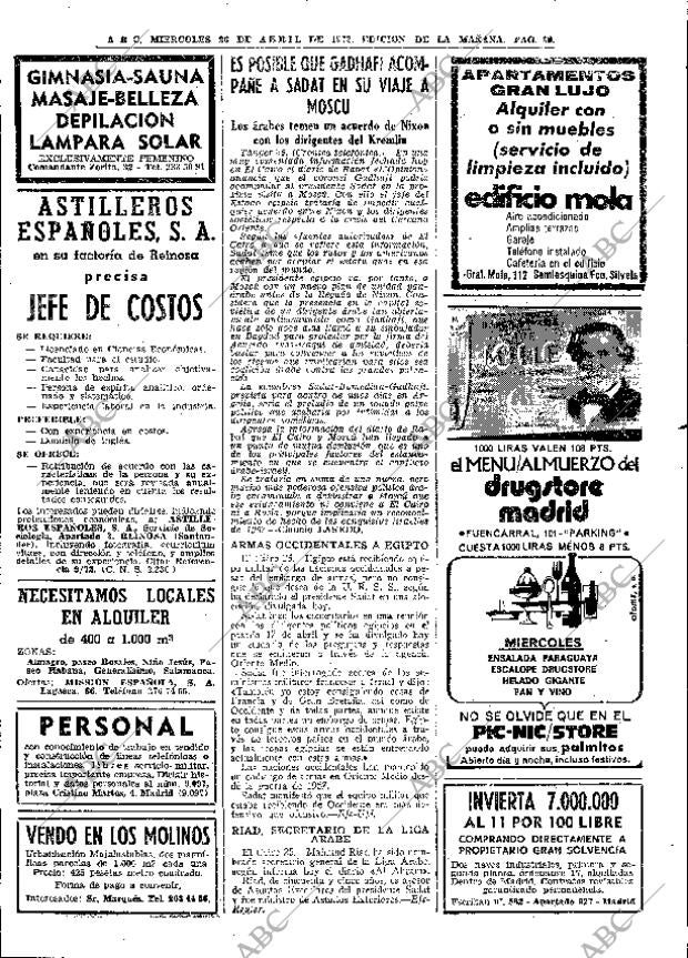 ABC MADRID 26-04-1972 página 30