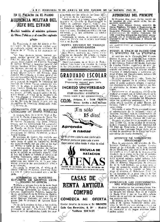 ABC MADRID 26-04-1972 página 35