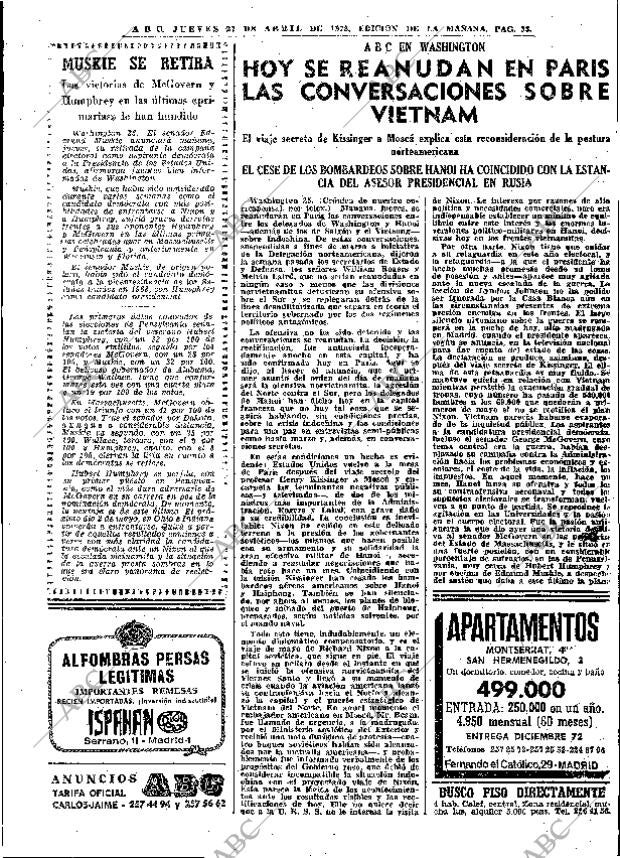 ABC MADRID 27-04-1972 página 33