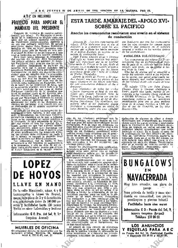 ABC MADRID 27-04-1972 página 37