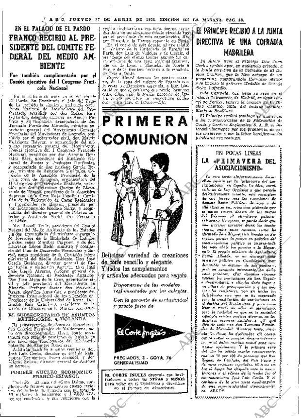 ABC MADRID 27-04-1972 página 38