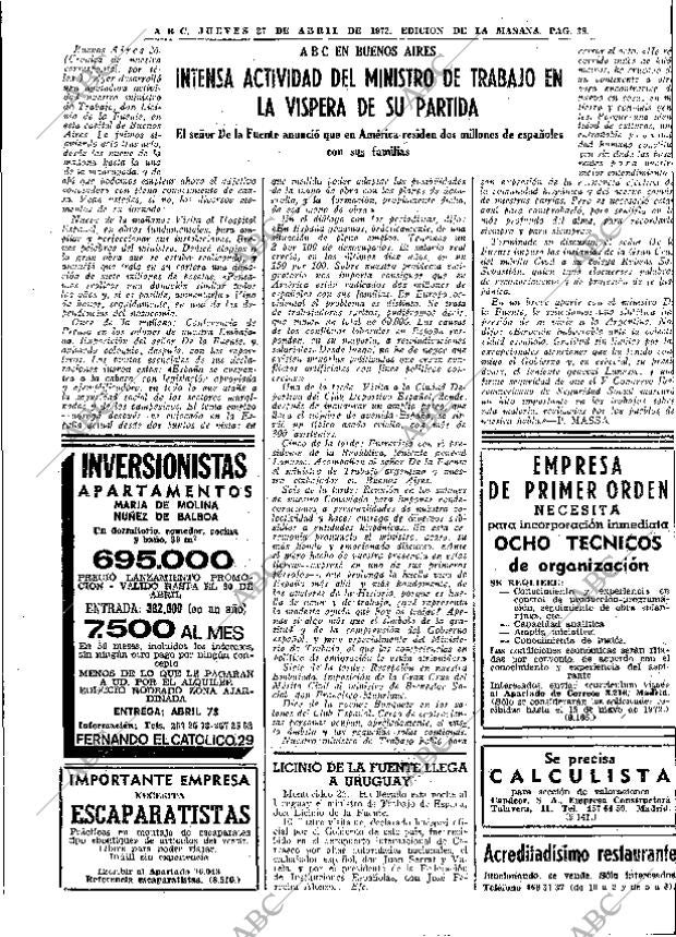 ABC MADRID 27-04-1972 página 39