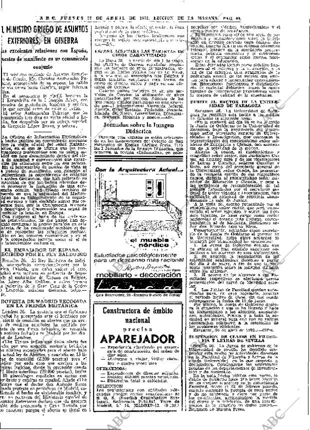 ABC MADRID 27-04-1972 página 40