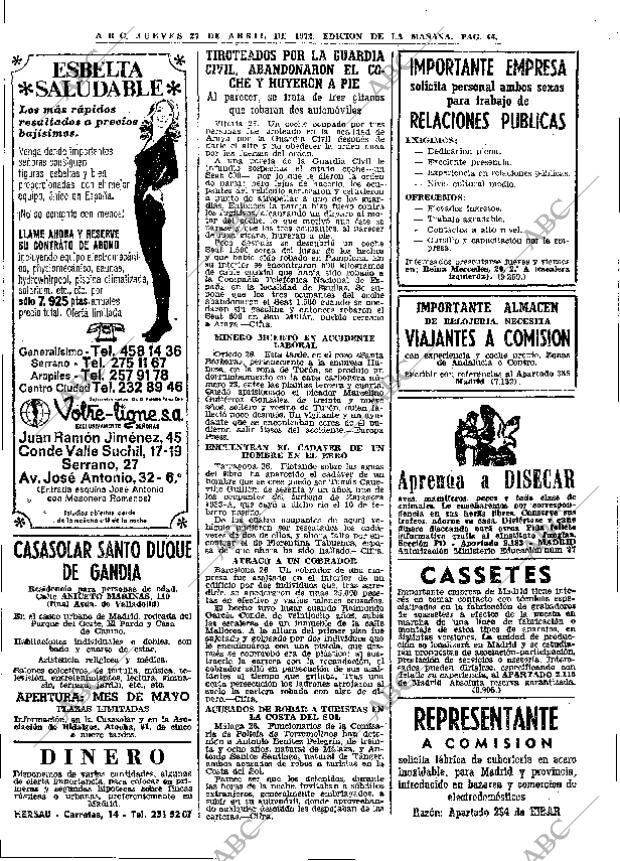 ABC MADRID 27-04-1972 página 44