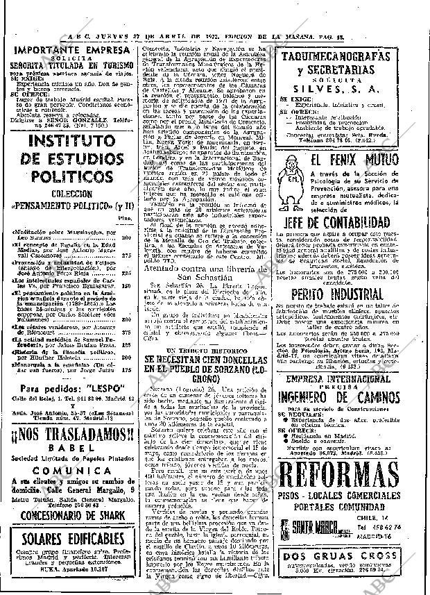 ABC MADRID 27-04-1972 página 48