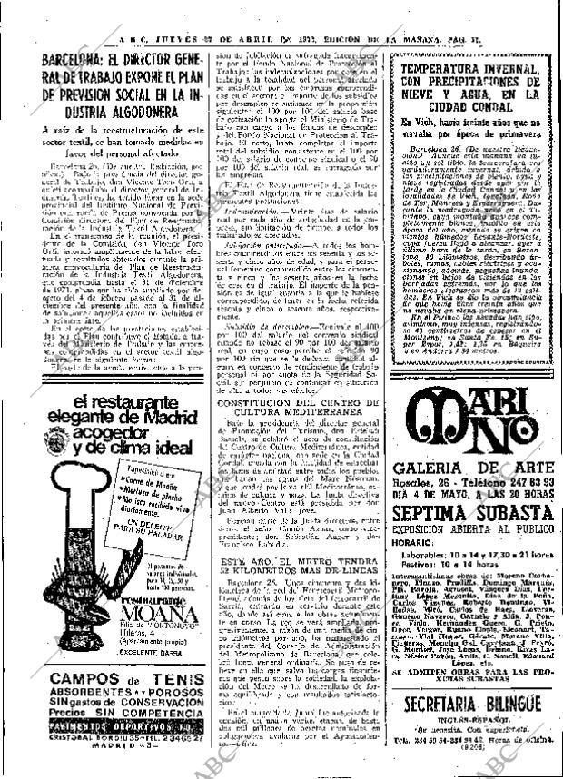 ABC MADRID 27-04-1972 página 51
