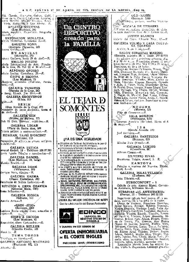 ABC MADRID 27-04-1972 página 64