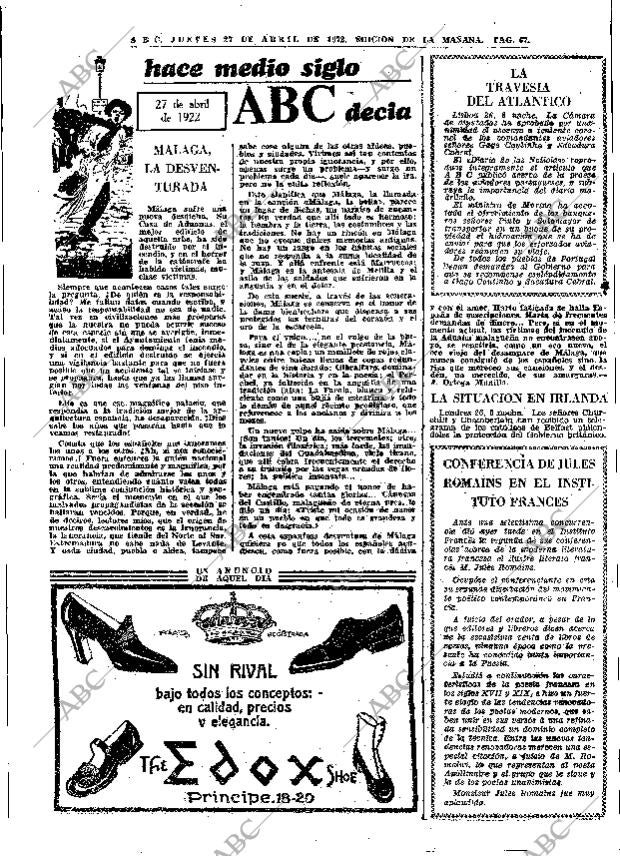 ABC MADRID 27-04-1972 página 67