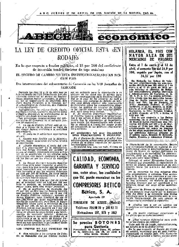ABC MADRID 27-04-1972 página 69
