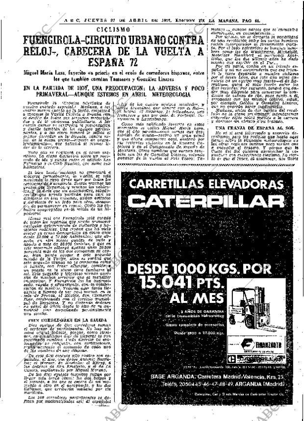 ABC MADRID 27-04-1972 página 81