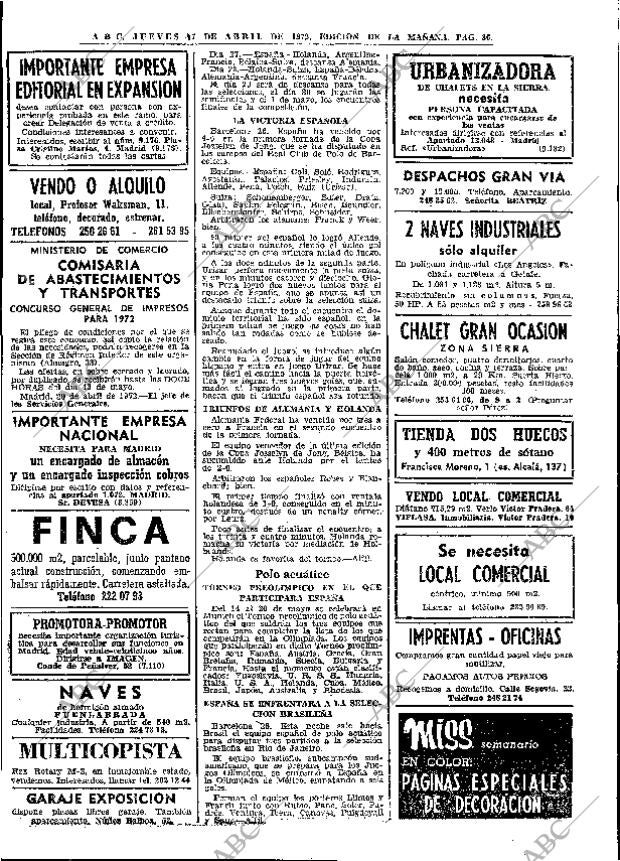 ABC MADRID 27-04-1972 página 86