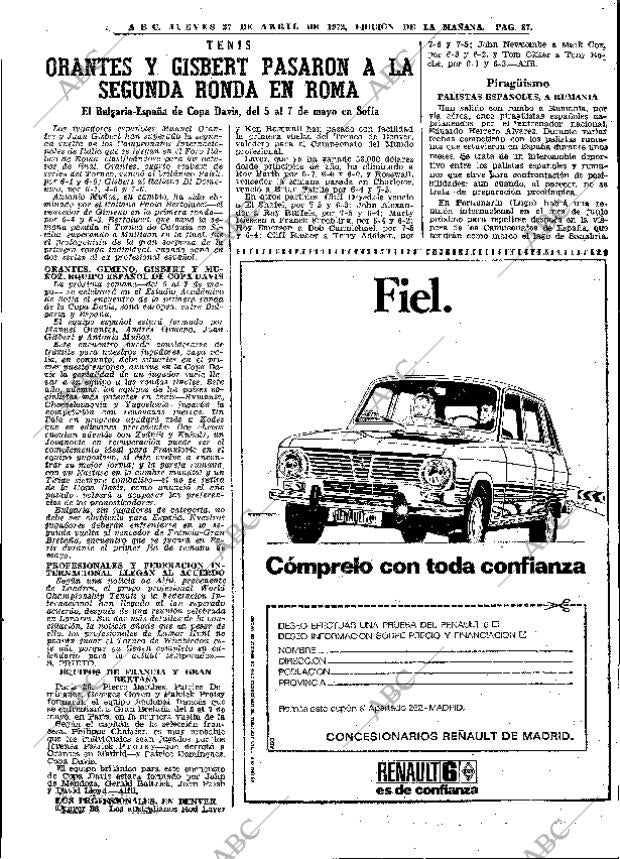 ABC MADRID 27-04-1972 página 87